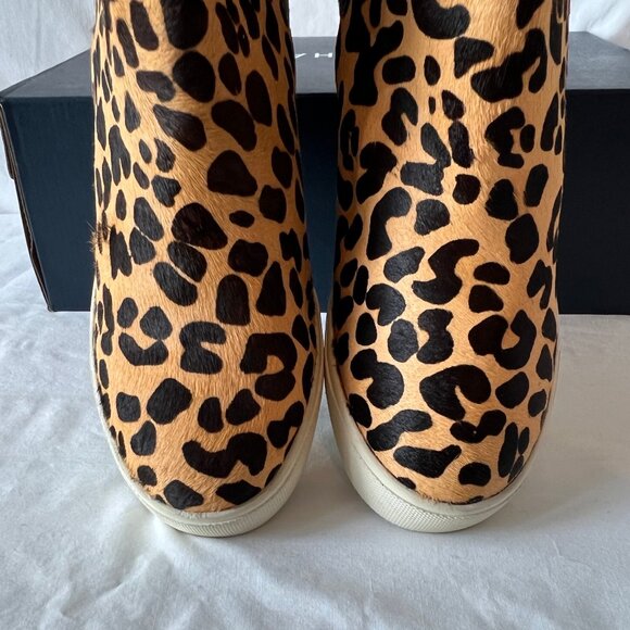 Coconuts by Matisse, "Lure", Tan and Black, Cheetah, Leather & Fur, Sz. 10, EUC - Picture 5 of 11